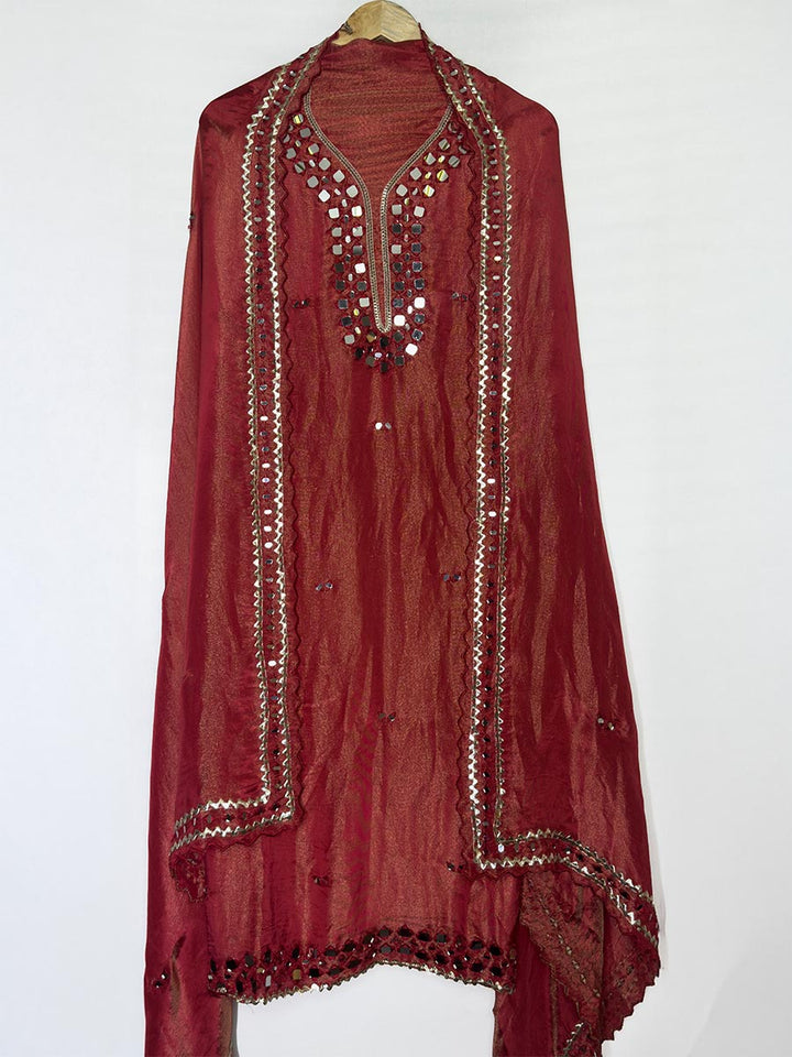 Ruby Red Tissue Shimmer Ensemble
