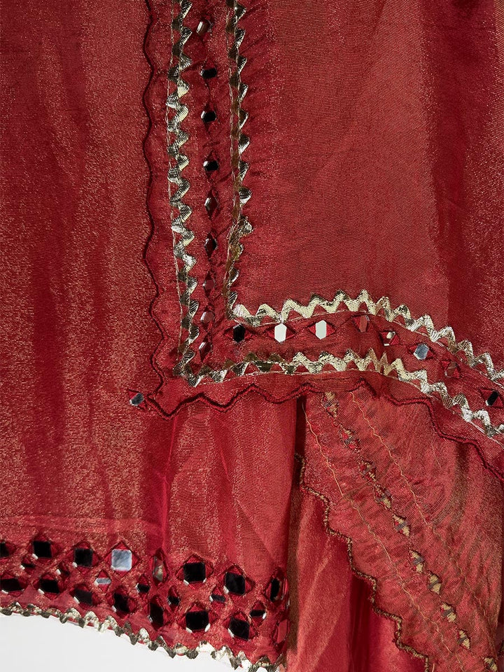 Ruby Red Tissue Shimmer Ensemble