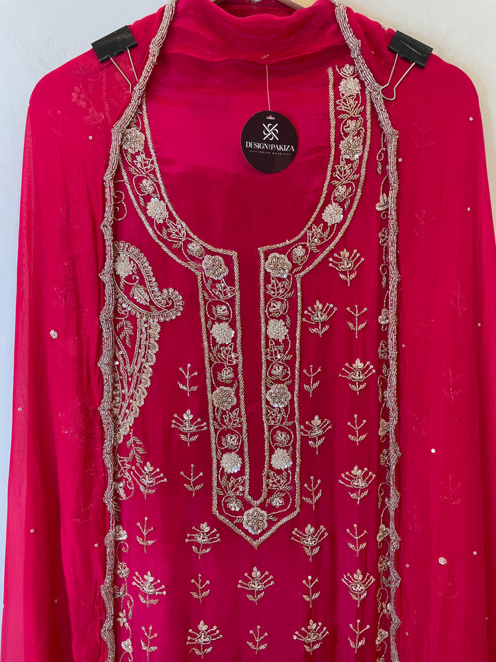 Seraya – Silk Organza Handworked Suit