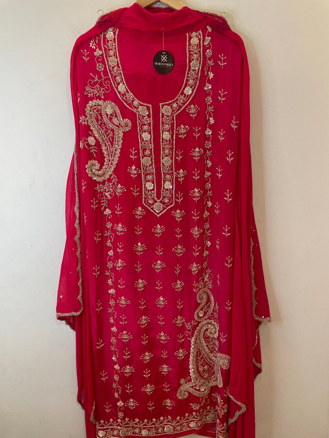 Seraya – Silk Organza Handworked Suit