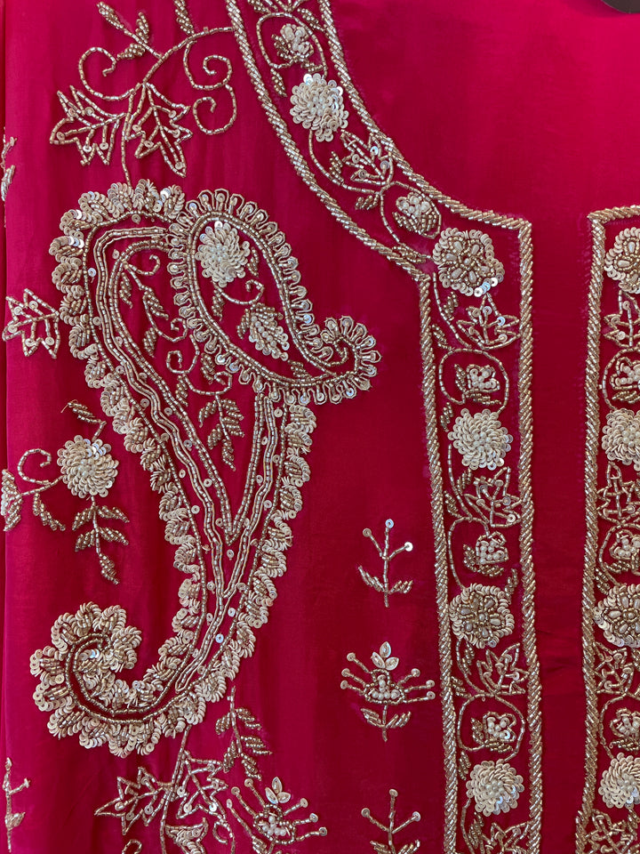 Seraya – Silk Organza Handworked Suit