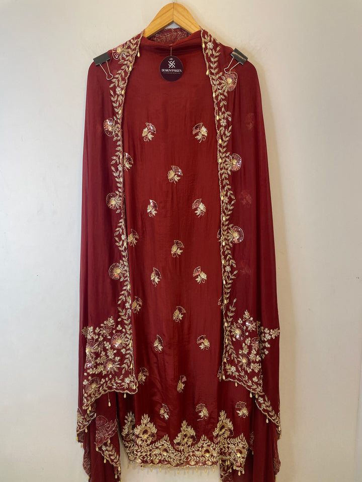 Ivania – Silk Organza 3D Handworked Suit