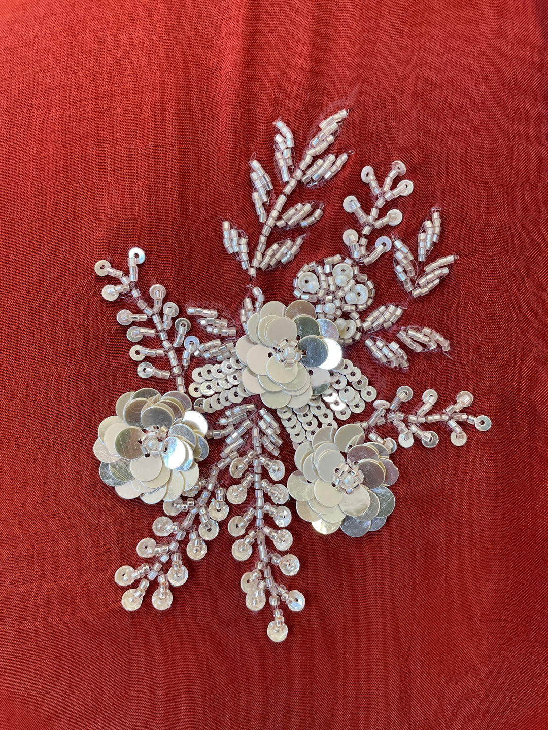 Neriah – Organza Suit with Pearl &amp; Cutdana Handwork