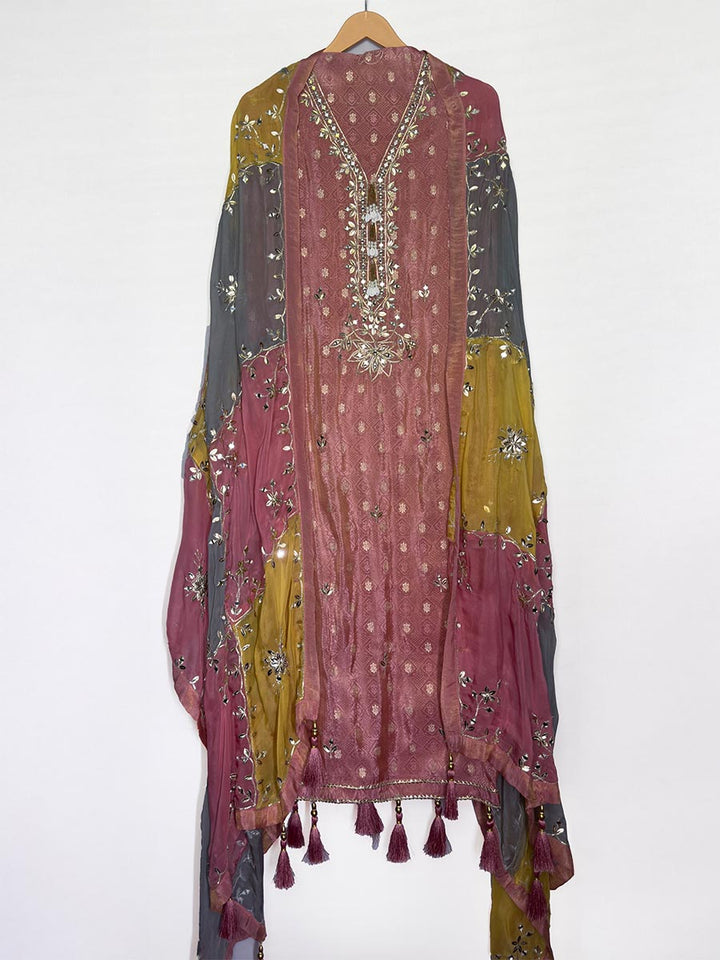 Zarmin – Banarsi Tissue Mirror Suit