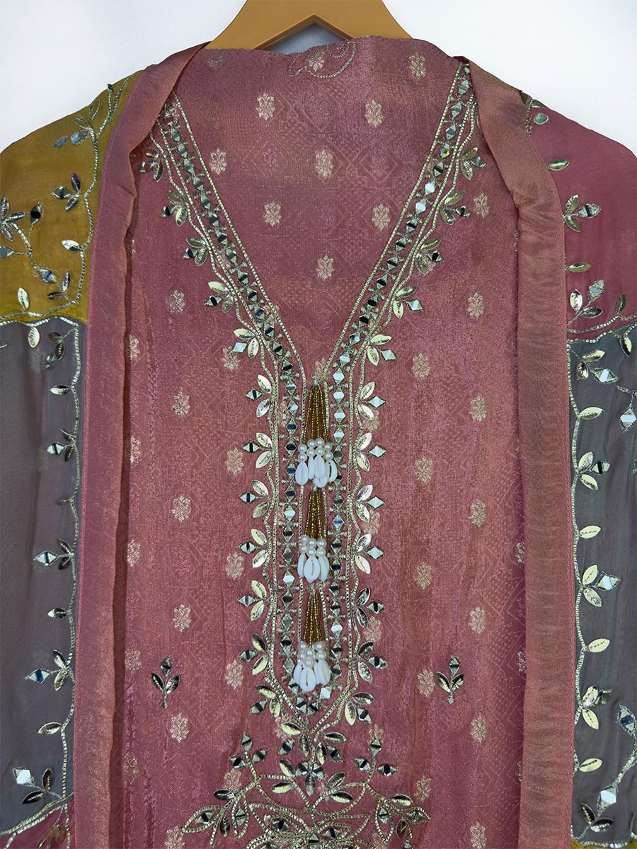 Zarmin – Banarsi Tissue Mirror Suit