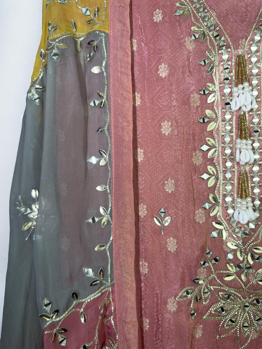 Zarmin – Banarsi Tissue Mirror Suit