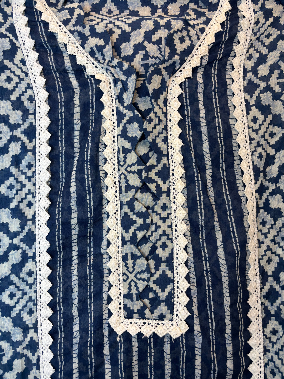 Zarisha – Mul Cotton Cutwork Print Suit