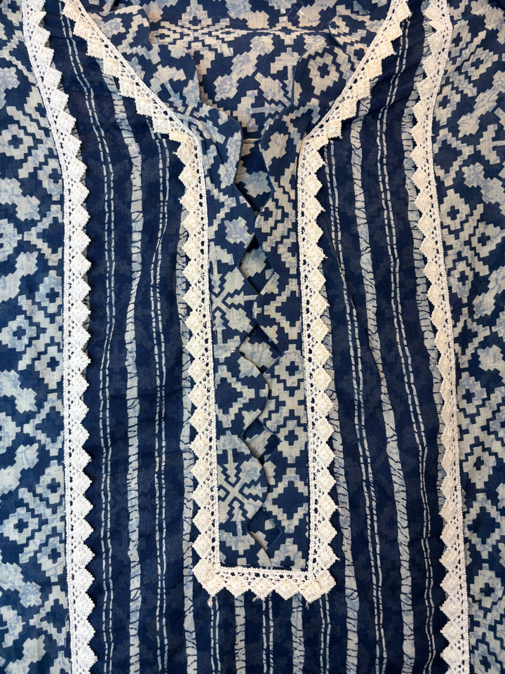 Zarisha – Mul Cotton Cutwork Print Suit