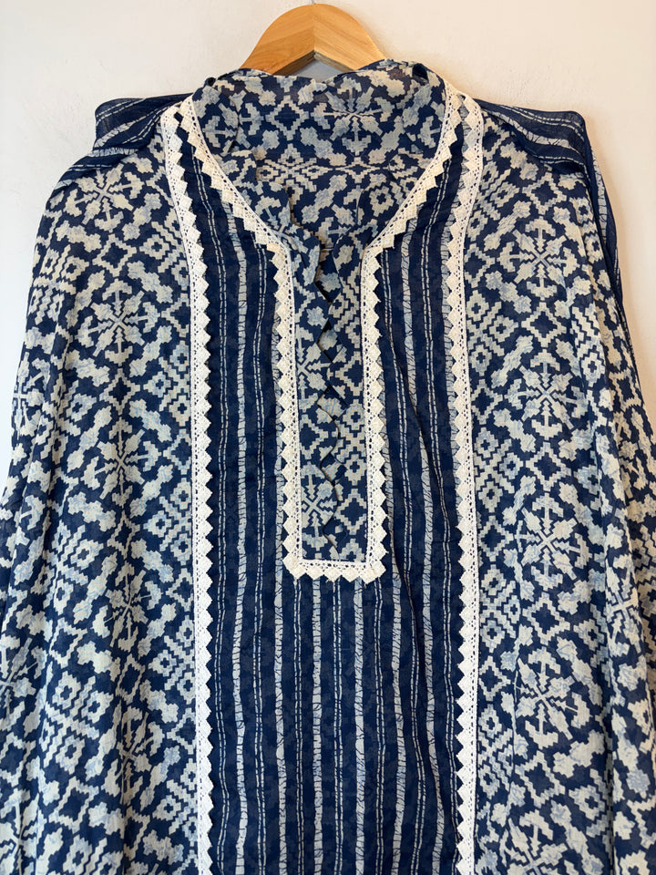 Zarisha – Mul Cotton Cutwork Print Suit