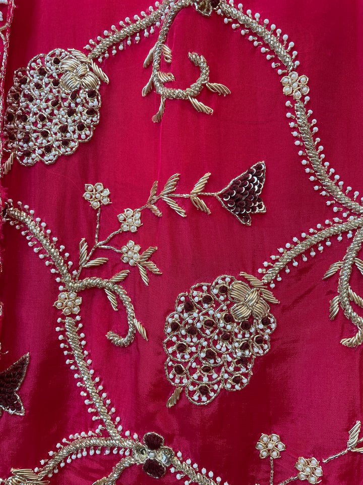 Mehrya – Silk Organza Suit with Heavy Handwork