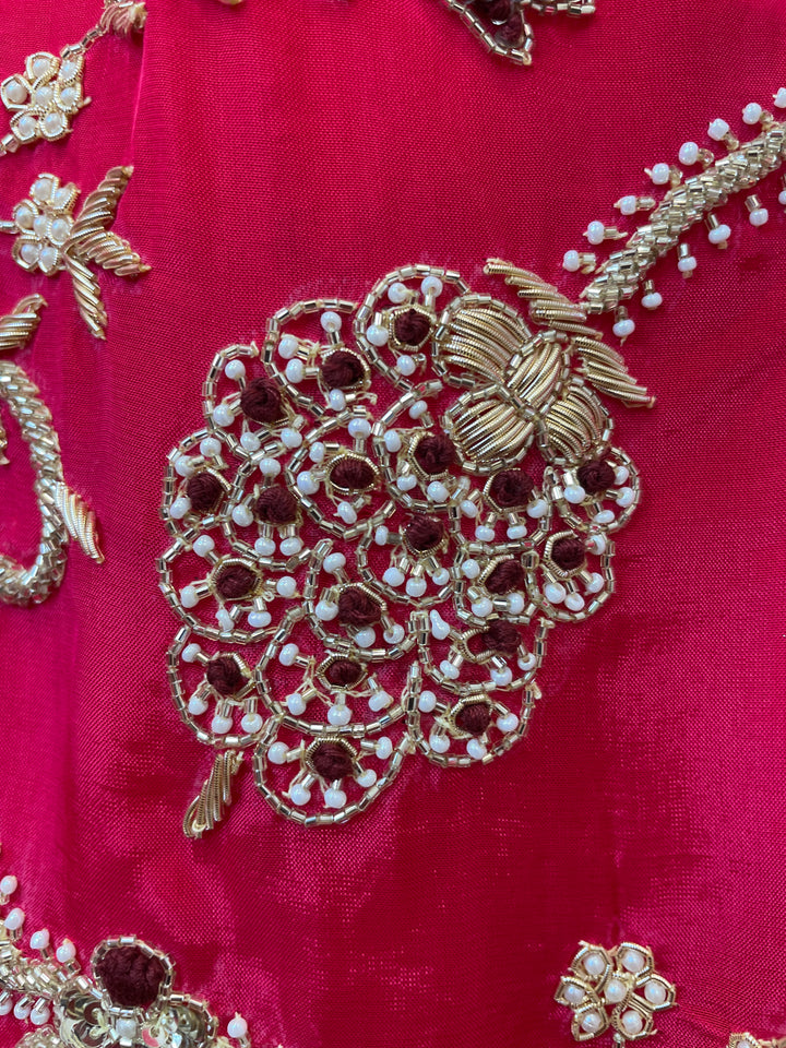 Mehrya – Silk Organza Suit with Heavy Handwork