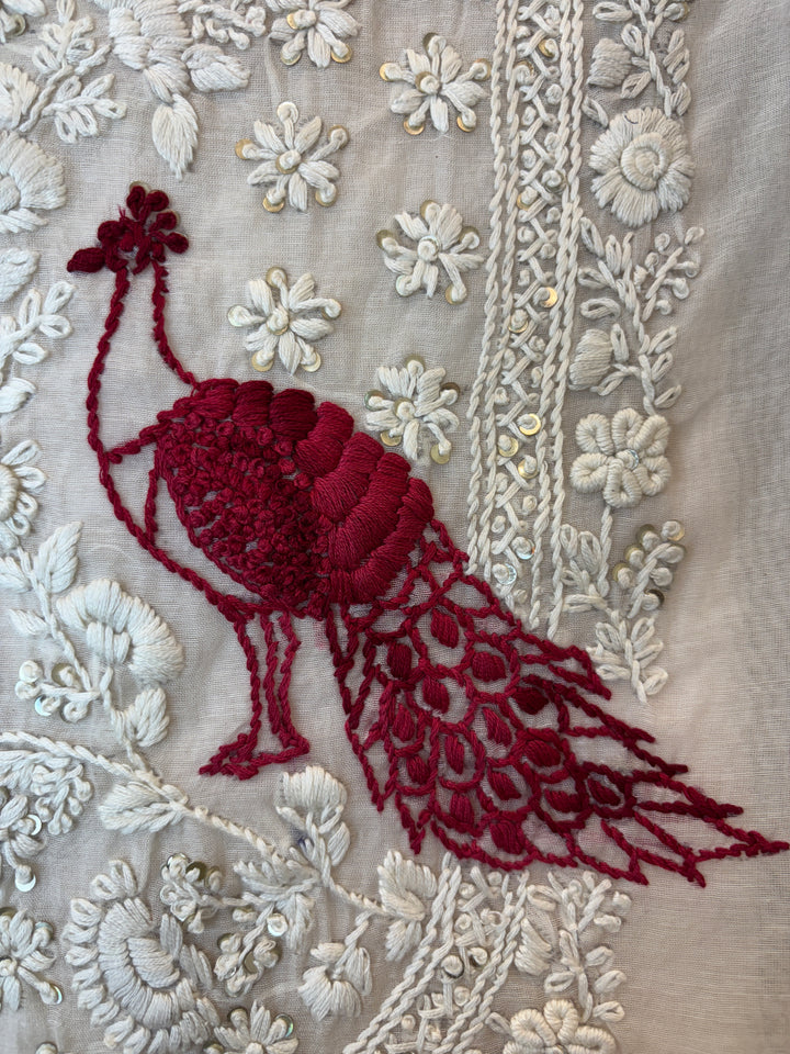 Mayurika – Chanderi Cotton Peacock Suit