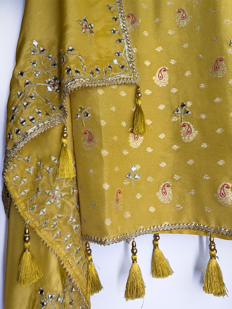 Sunehri – Banarsi Booti Tissue Suit