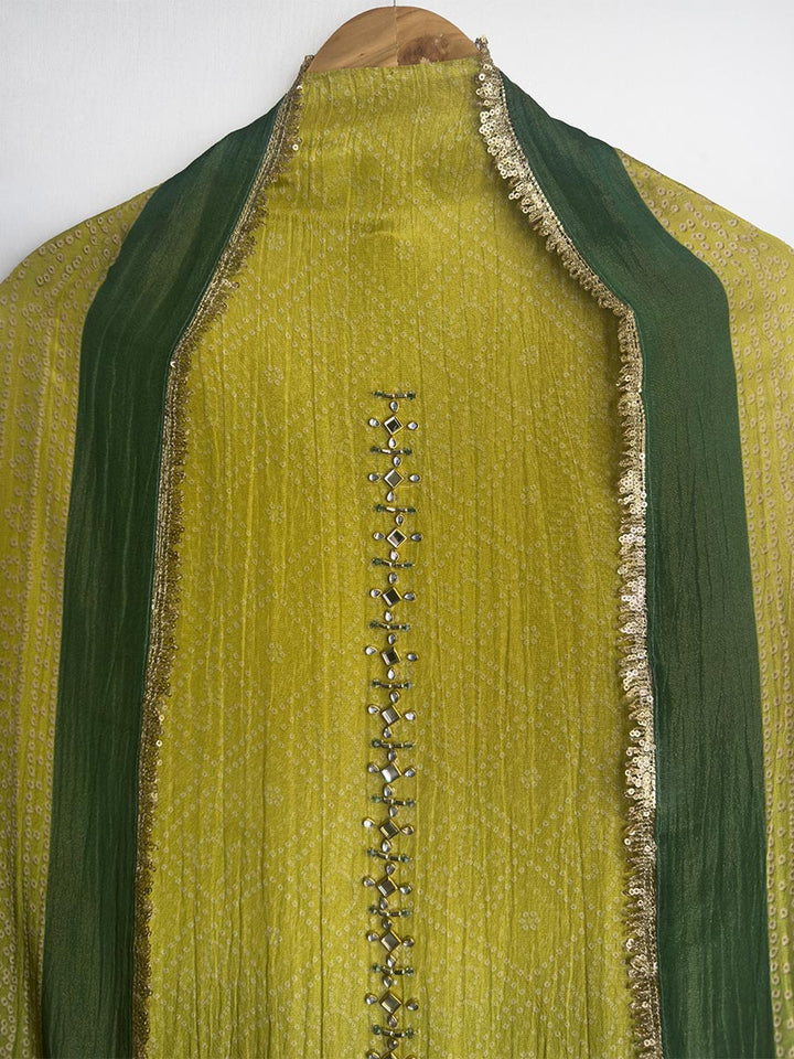 Nargis – Ombre Crushed Tissue Bandhni Suit