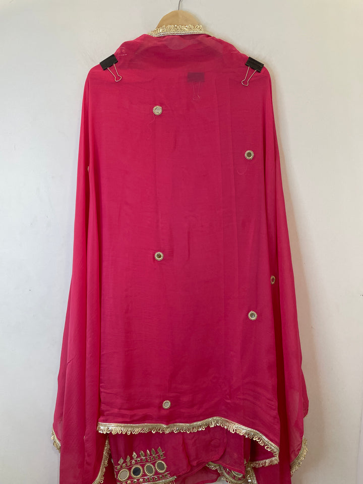 Arzoo – Unstitched Organza Mirror Work Suit