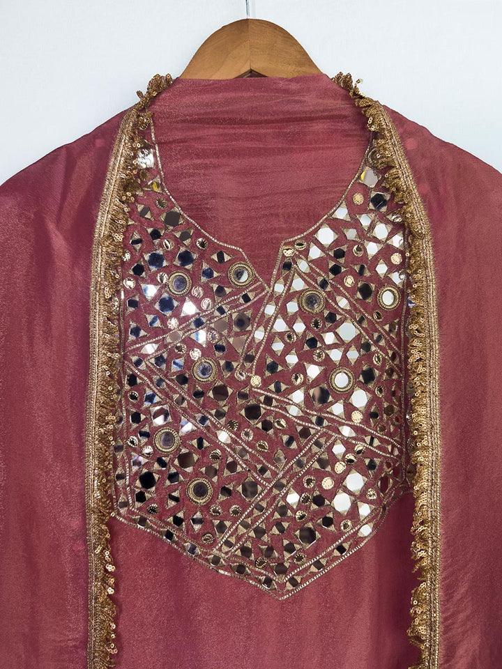 Gulnaz – Tissue Shimmer Mirror Suit