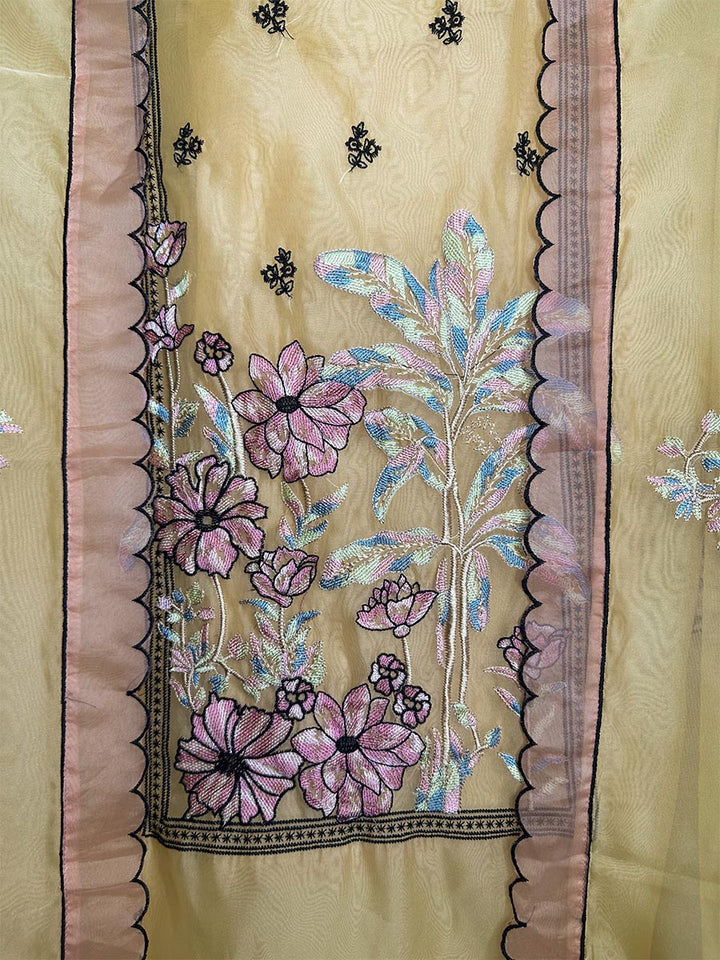 Zohra – Organza Embroidered Suit