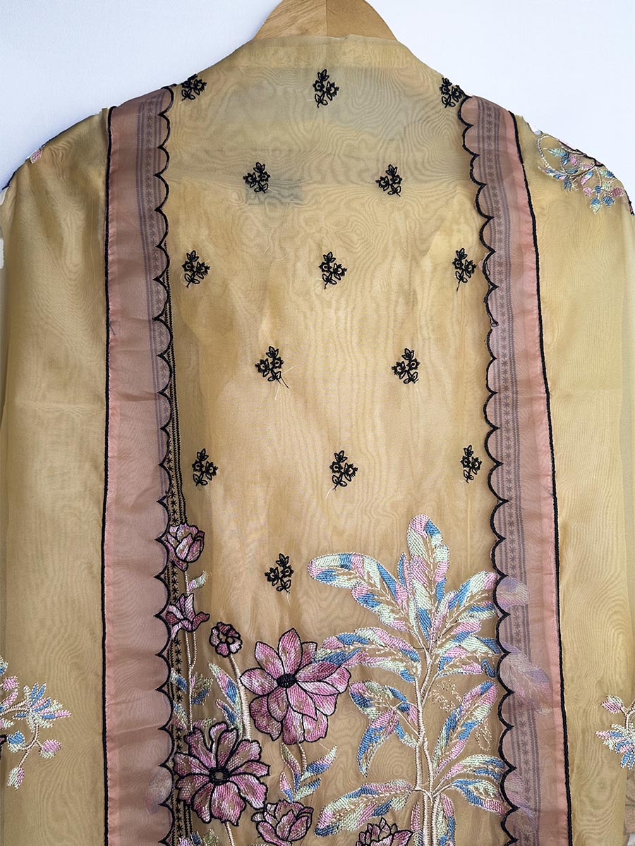 Zohra – Organza Embroidered Suit