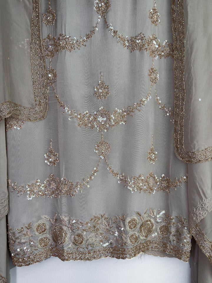 Handcrafted Silk Organza Suit