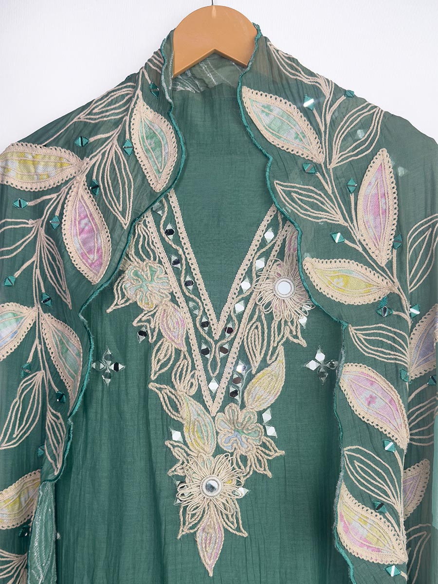 Mahira – Mul Cotton Jute &amp; Dori Work Suit