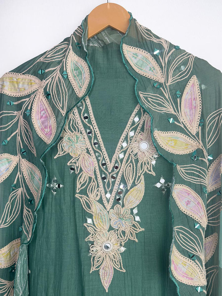 Mahira – Mul Cotton Jute &amp; Dori Work Suit