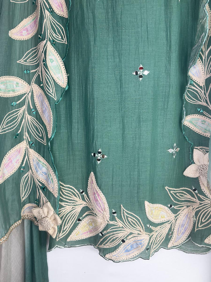 Mahira – Mul Cotton Jute &amp; Dori Work Suit