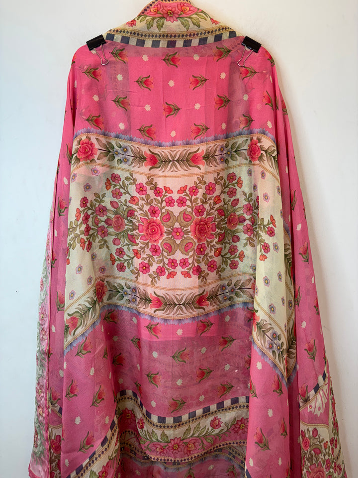 Zerina – Pink Burberry Mul Pearl Patch Suit