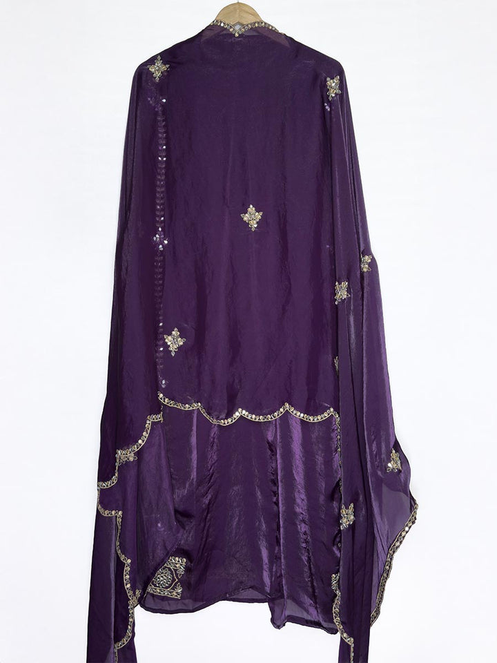 Sitara Jamuni – Glass Organza Mirror Work Suit