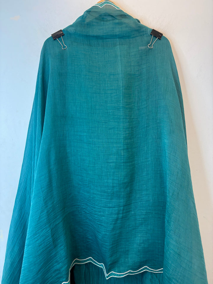Floraya – Green Mul Cotton Dori Flower Suit