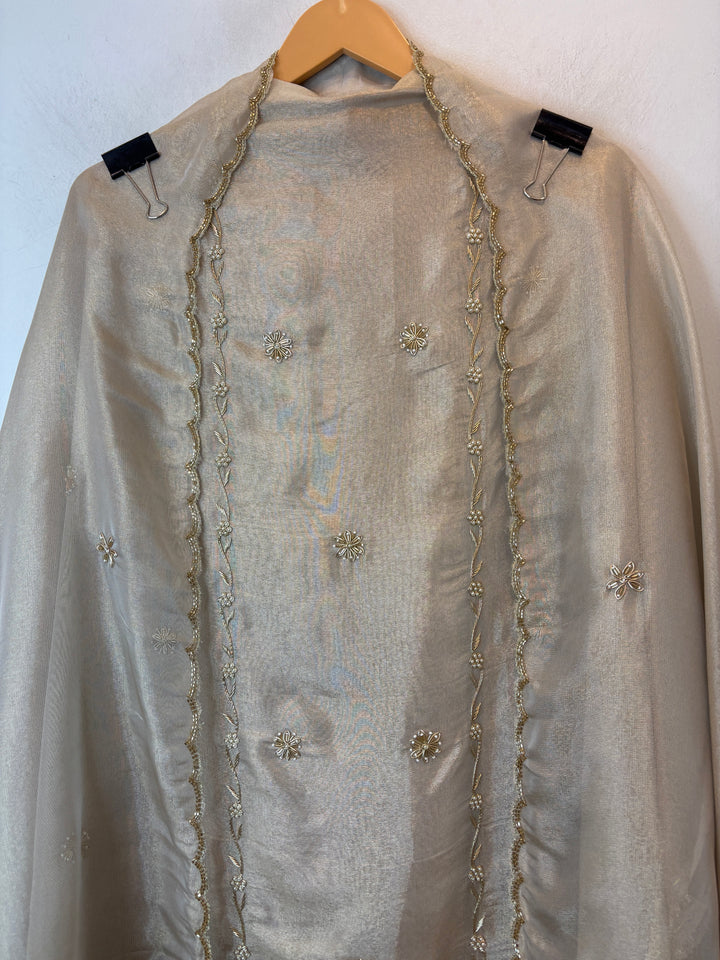 Zehira – Tissue Dabka Pearl Suit
