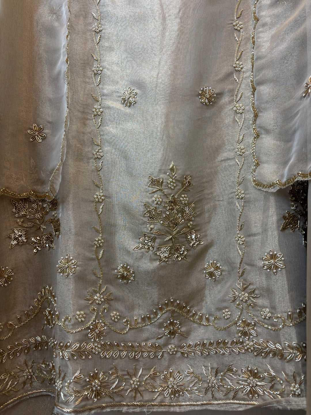 Zehira – Tissue Dabka Pearl Suit