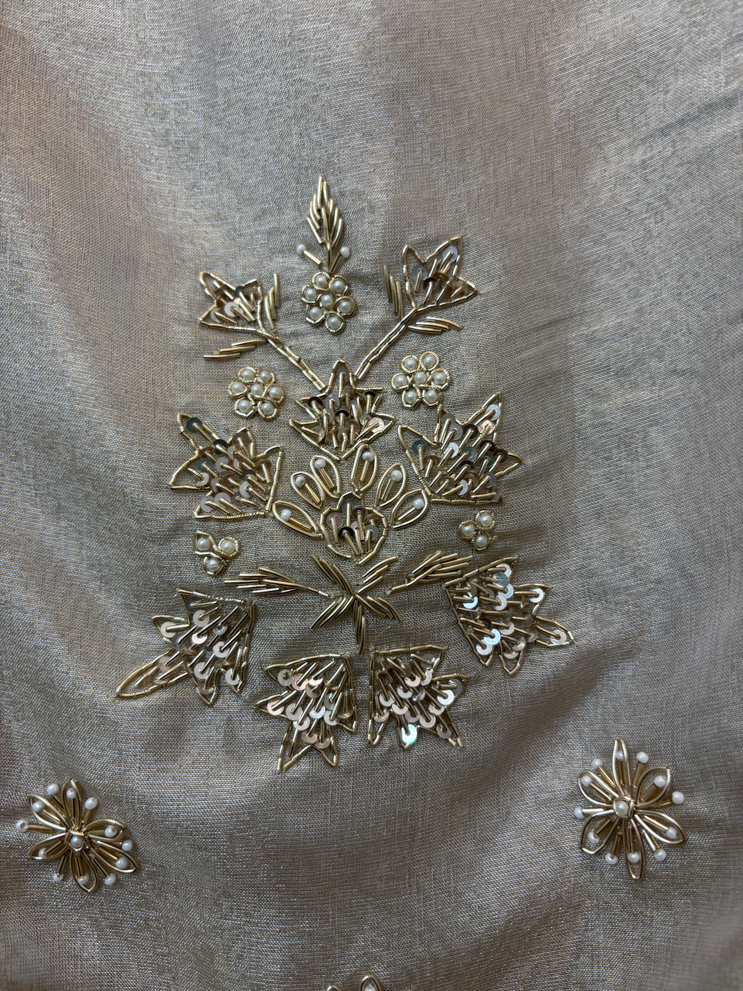 Zehira – Tissue Dabka Pearl Suit
