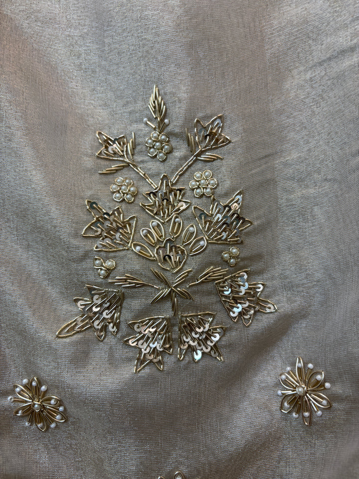 Zehira – Tissue Dabka Pearl Suit