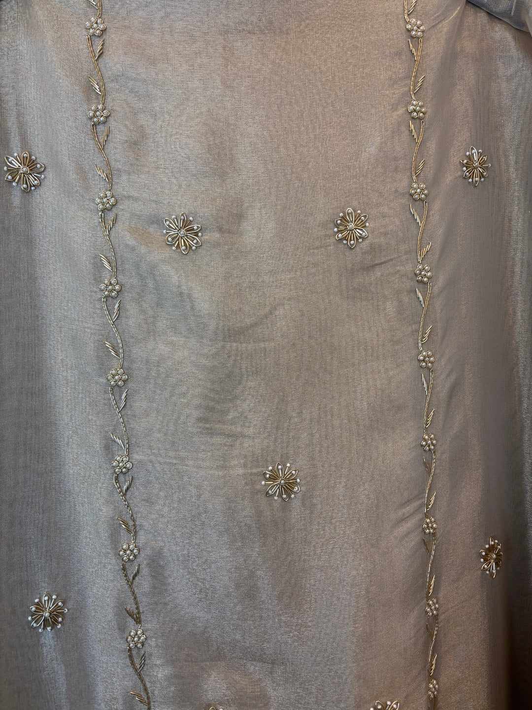 Zehira – Tissue Dabka Pearl Suit