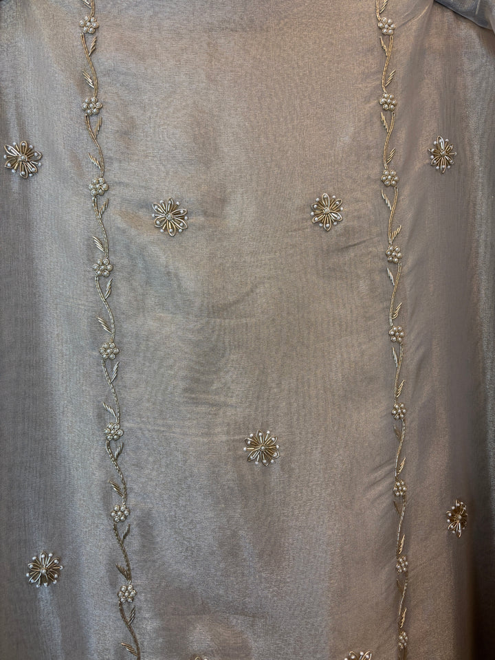 Zehira – Tissue Dabka Pearl Suit