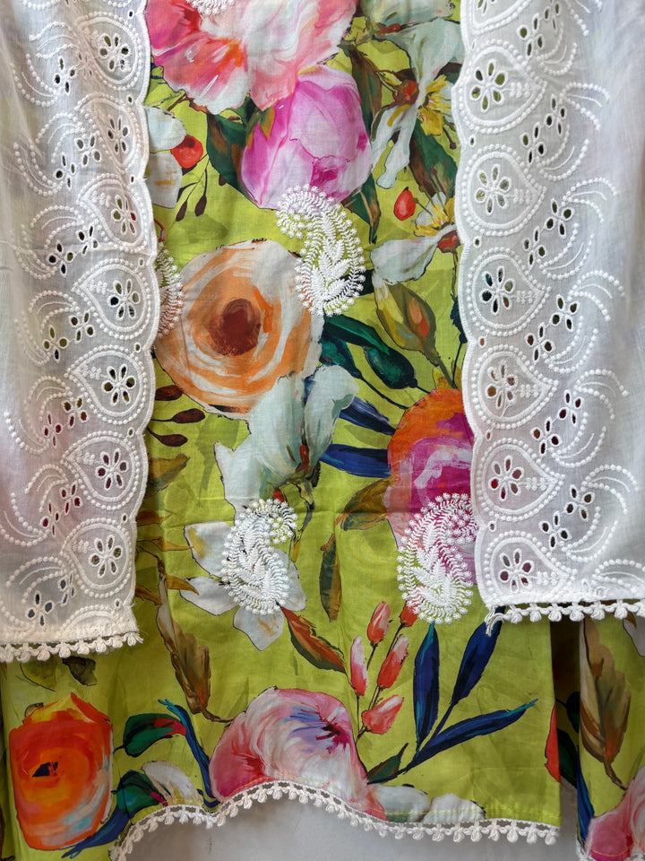 Chikra – Cotton Chikankari Suit