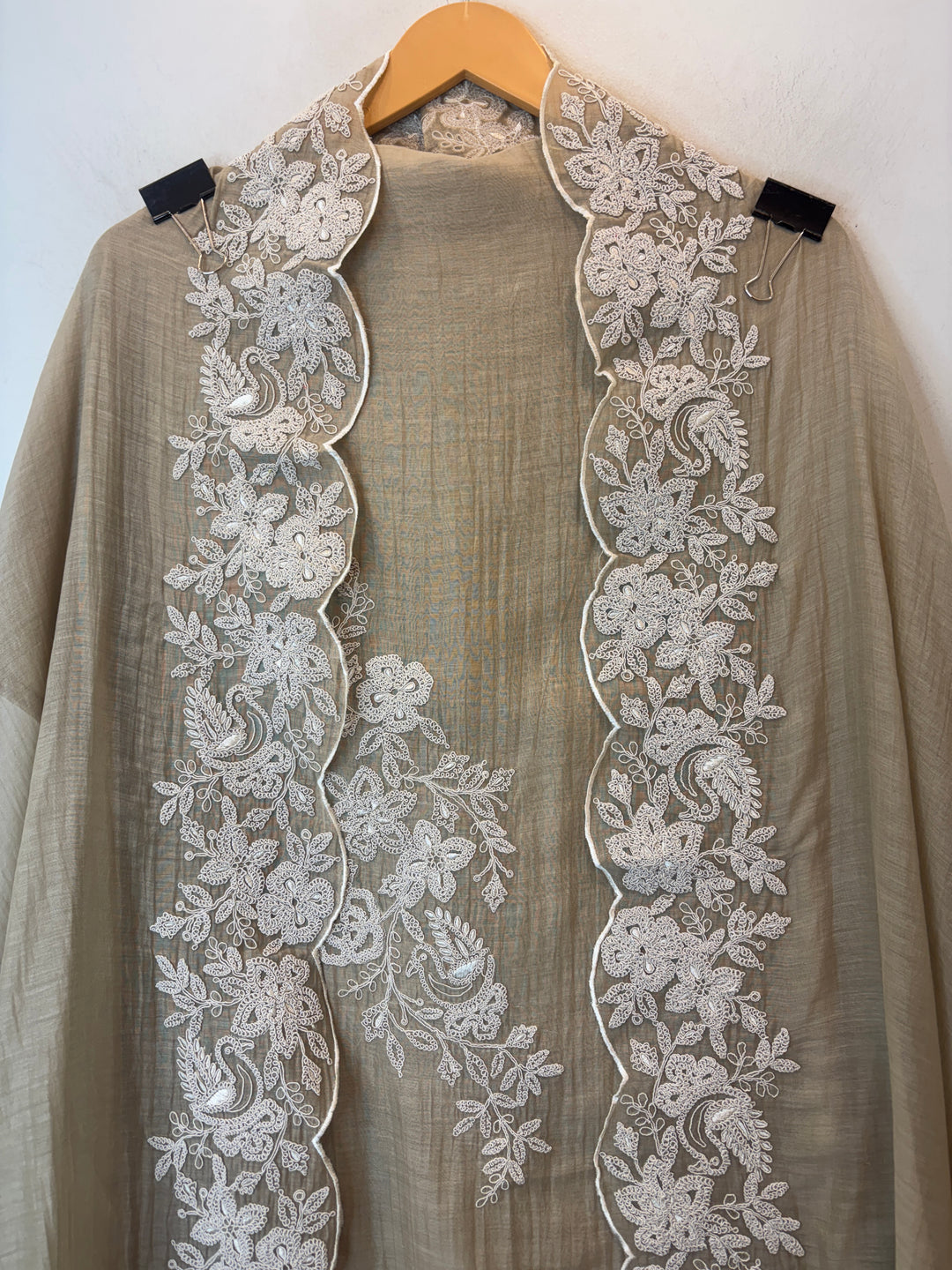 Zarika – Green Mul Cotton Dori Embroidered Suit