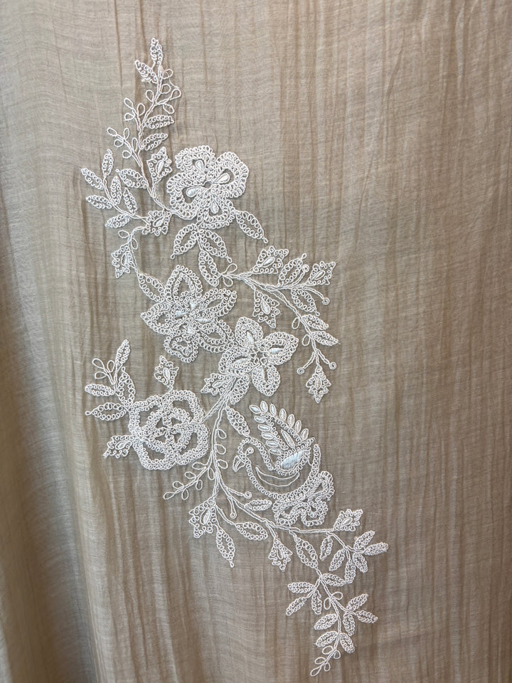 Zarika – Green Mul Cotton Dori Embroidered Suit