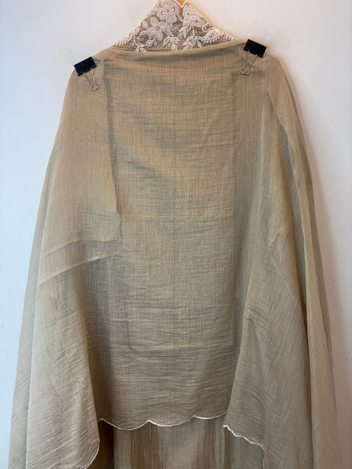 Zarika – Green Mul Cotton Dori Embroidered Suit