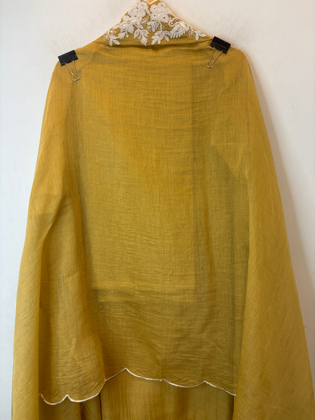 Zarika – Mehandi Green Mul Cotton Dori Embroidered Suit