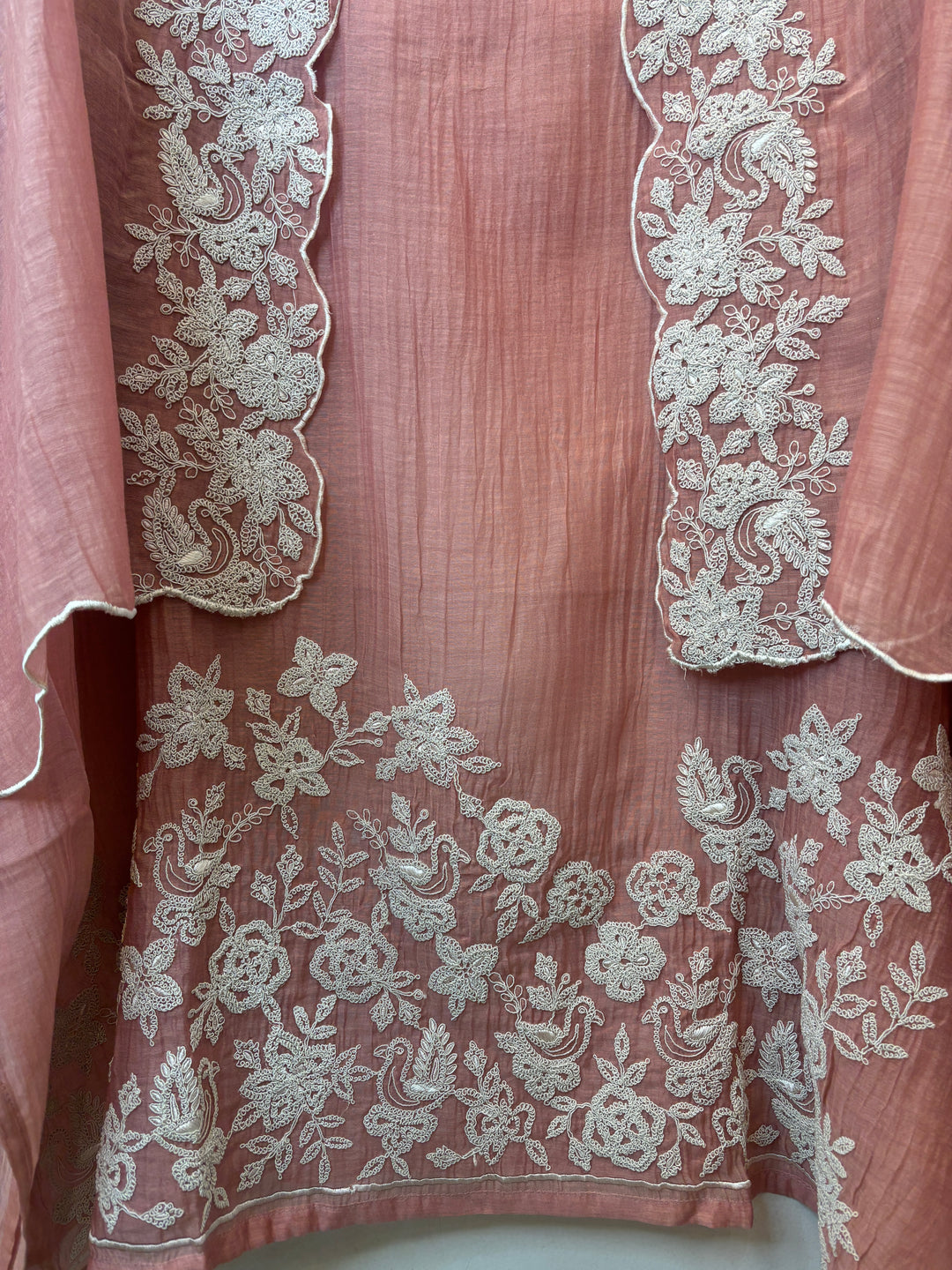 Zarika – Pink Mul Cotton Dori Embroidered Suit