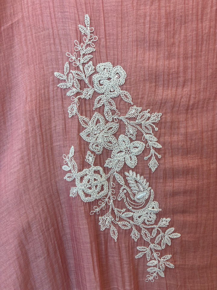 Zarika – Pink Mul Cotton Dori Embroidered Suit