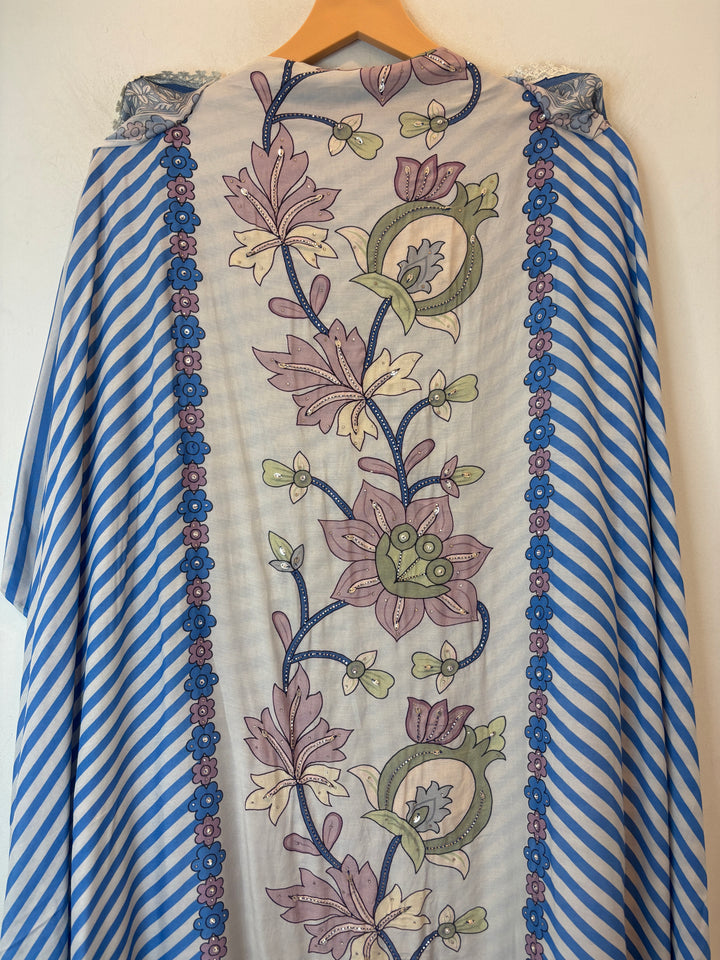 Zivara – Muslin Printed Handwork Suit
