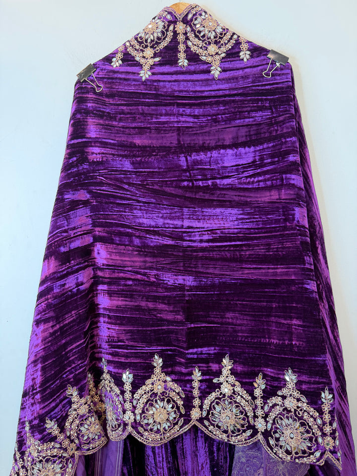 Ranjha- Crushed Velvet Unstitched