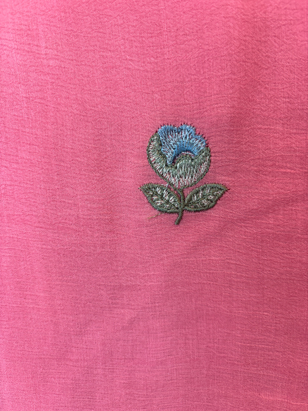 Pink Mul Chinnon Embroidered Suit Set with Sequin Highlights