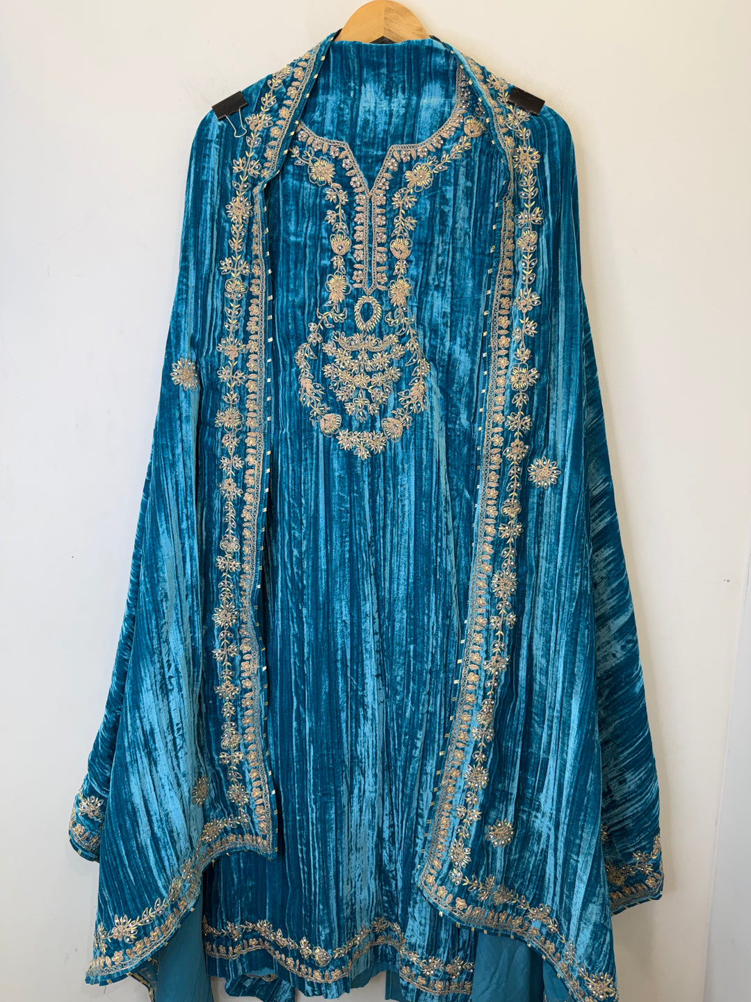 Janiya - Velvet Glow Mirror Work Ensemble
