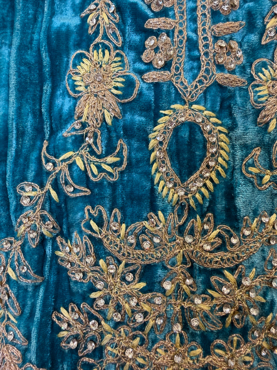 Janiya - Velvet Glow Mirror Work Ensemble