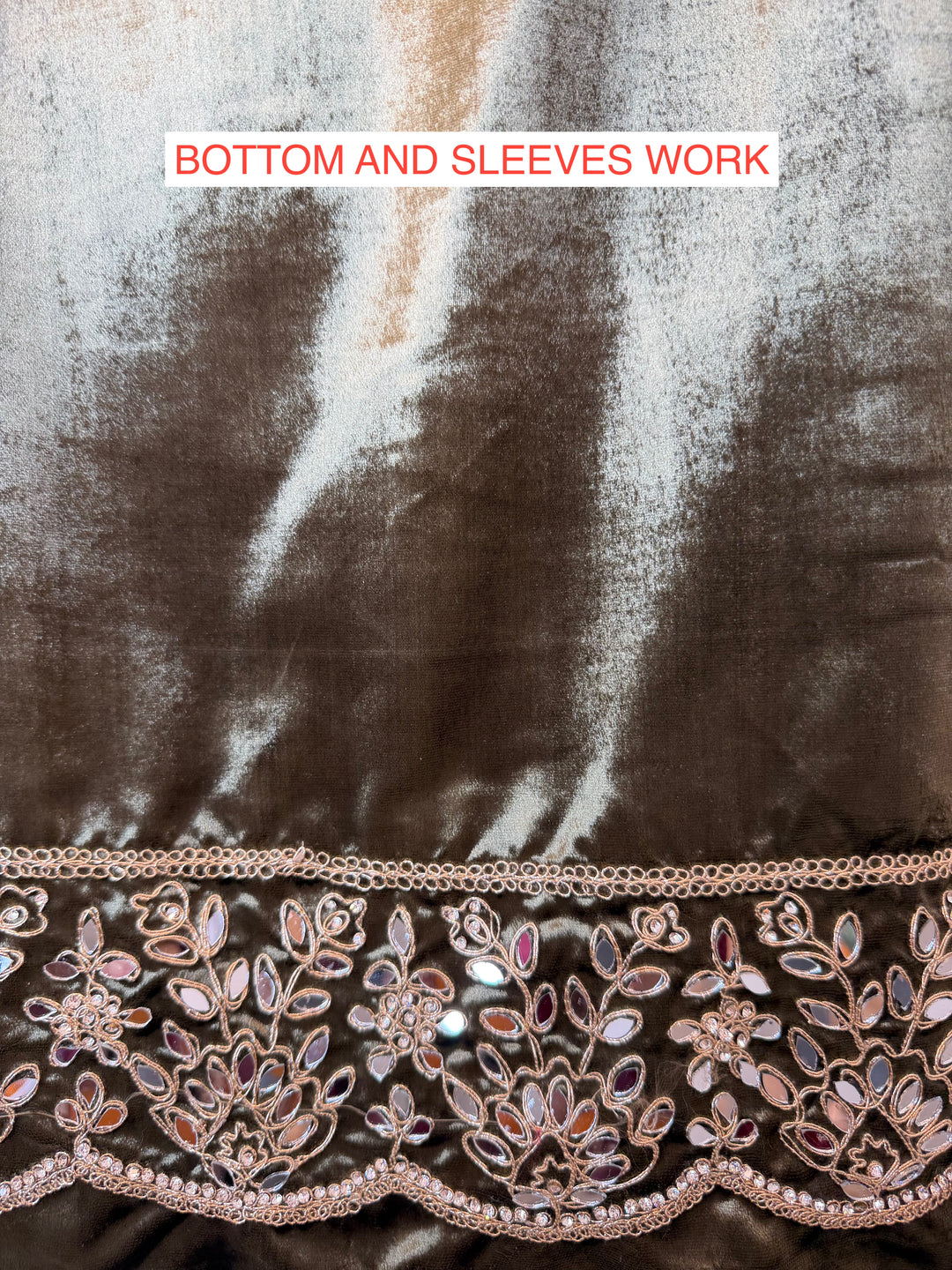 Ravaya – Silk Velvet Mirror Work Suit