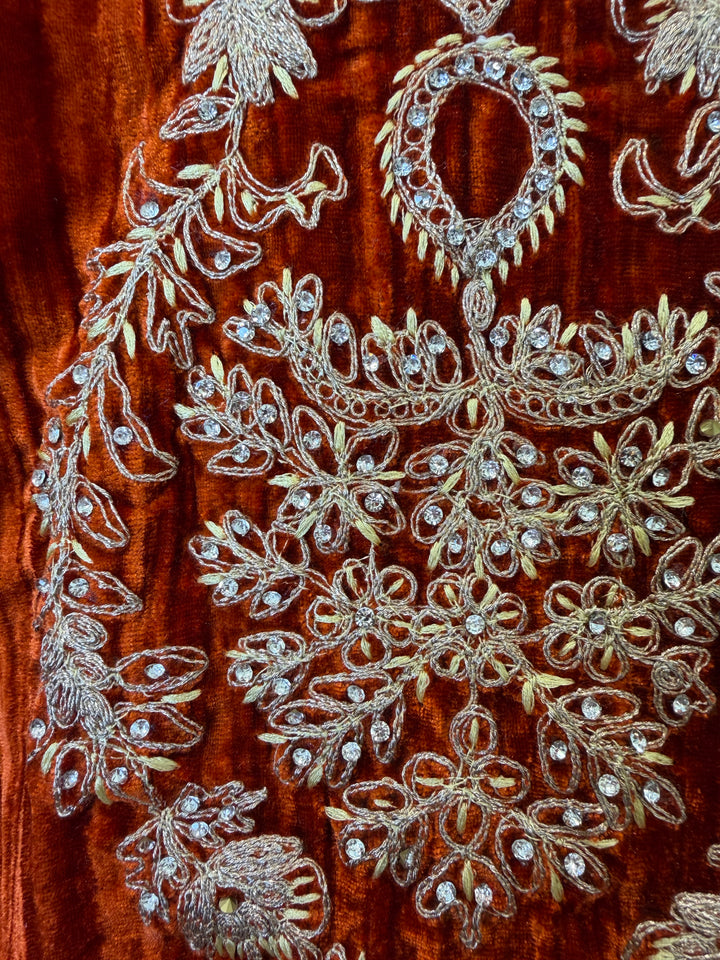 Amaira – Velvet Glow Mirror Work Ensemble