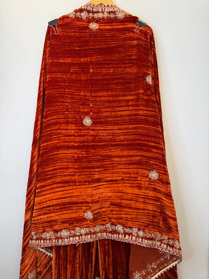 Amaira – Velvet Glow Mirror Work Ensemble